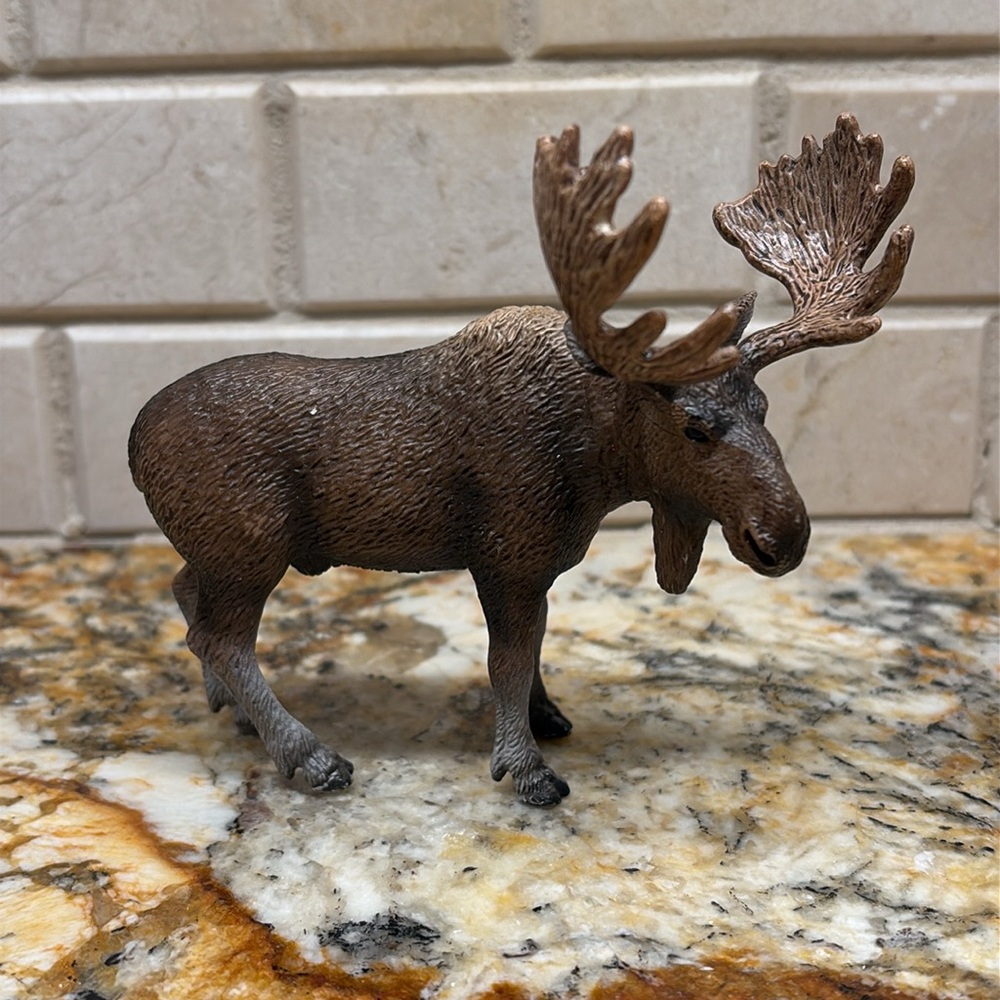 14781 Schleich Bull Moose - Animal Figurine Toy